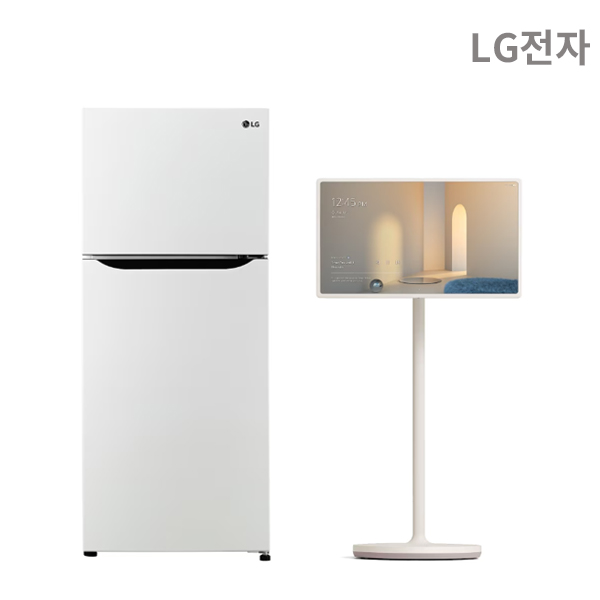 [스마트]LG 일반냉장고 189L+스탠바이미 27인치