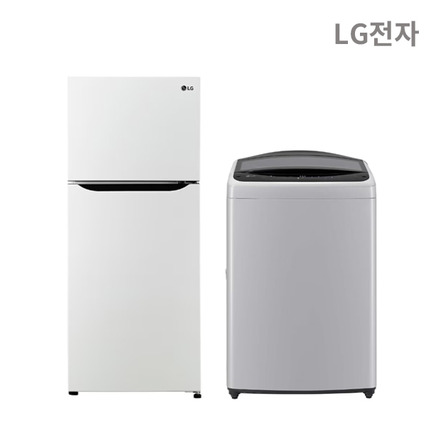 [스마트]LG 일반냉장고 189L+통돌이 세탁기 17kg