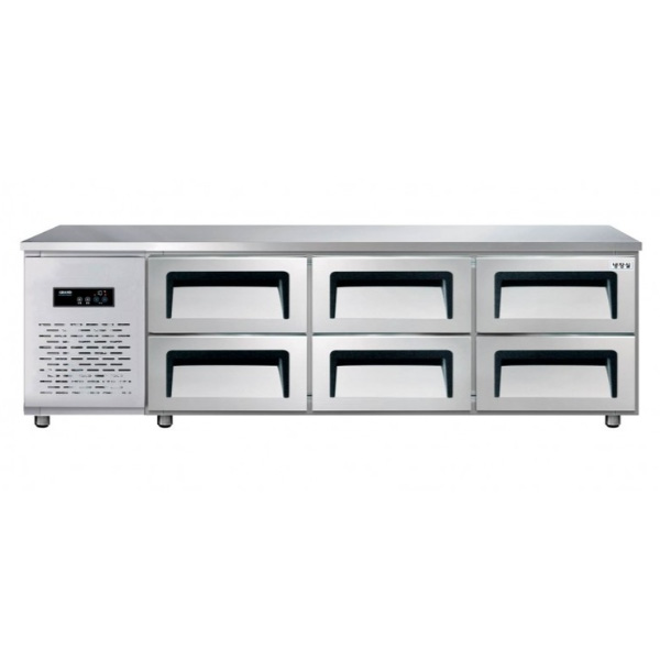 [동양렌탈]그랜드우성 직냉식 냉장고 올스텐 (낮은서랍냉장고)