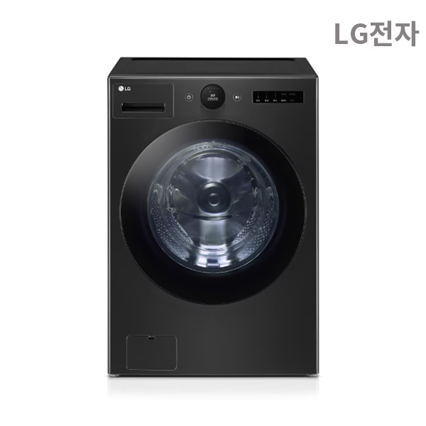 [비에스온]LG TROMM 오브제컬렉션 세탁기 24kg 스페이스블랙