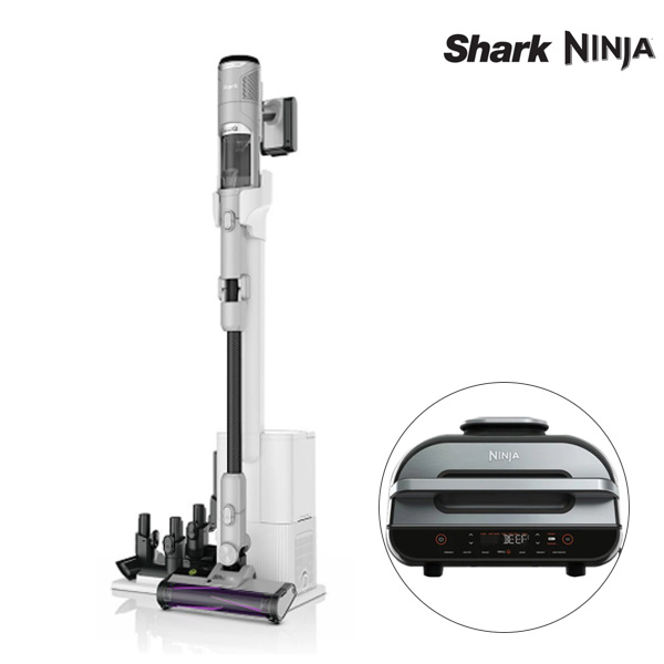 [헬로렌탈]샤크 디텍트 Clean & Empty 무선청소기+닌자 에어프라이어 AG551KR