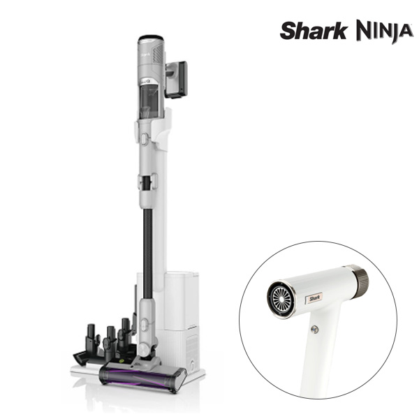 [헬로렌탈]샤크 디텍트 Clean & Empty 무선청소기+샤크 에어드라이어