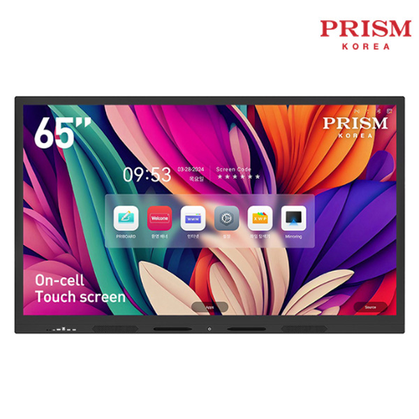 [동양렌탈]프리즘코리아 전자칠판 163cm On-Cell