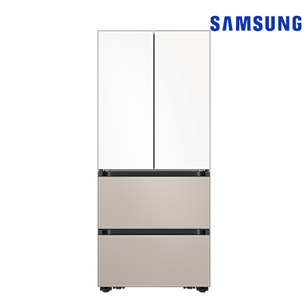 [유버스]삼성 김치냉장고 4도어 키친핏 Max 420L 새틴화이트베이지