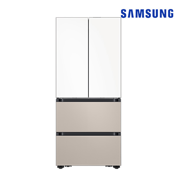 [유버스]삼성 김치냉장고 4도어 키친핏 Max 418L 새틴화이트베이지