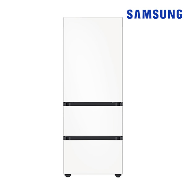 [유버스]삼성 김치냉장고 3도어 키친핏 313L 새틴화이트
