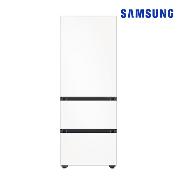 [유버스]삼성 김치냉장고 3도어 키친핏 313L 새틴화이트